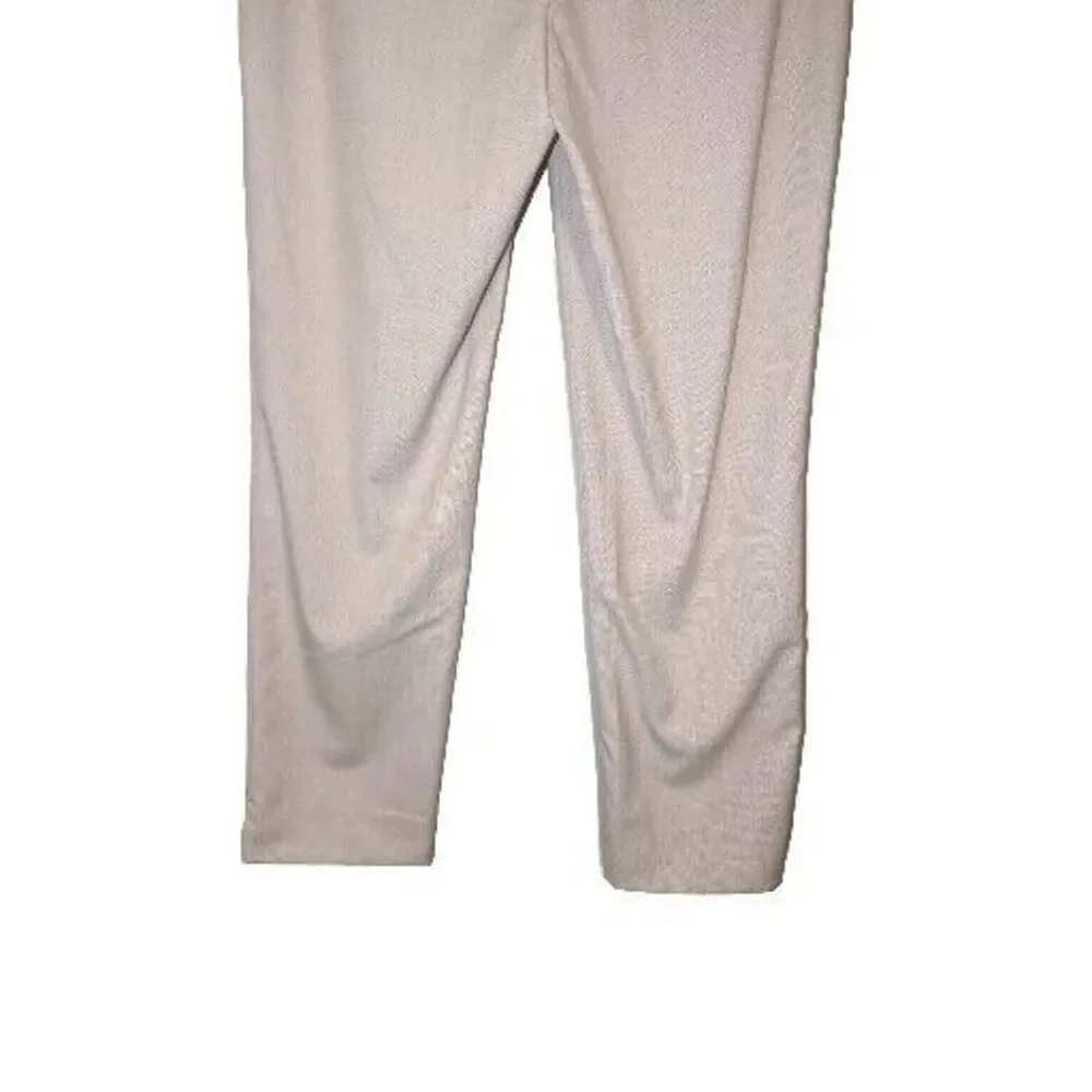 Zara Dress Pants Women's High Waisted Tan Size US 4 W/ 2 Pockets New With Tags - Picture 8 of 12